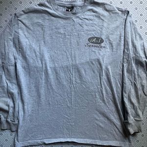 2000s Hanes Beefy A-1 Services Long Sleeve Shirt